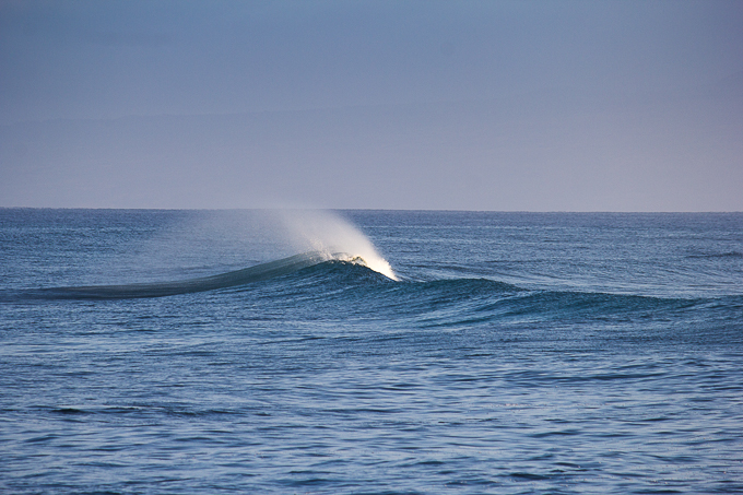 Even the waves were laid back - it was so relaxing watching them roll in sedately, one after another