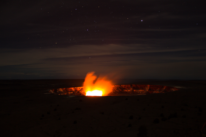 And then …. it got dark! Forget the clouds, look at that glow!