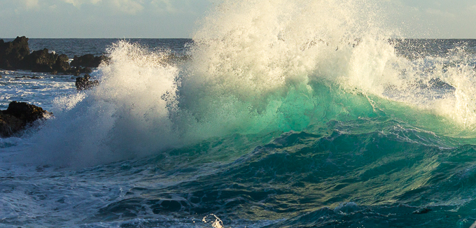The colour of the water took my breath away!