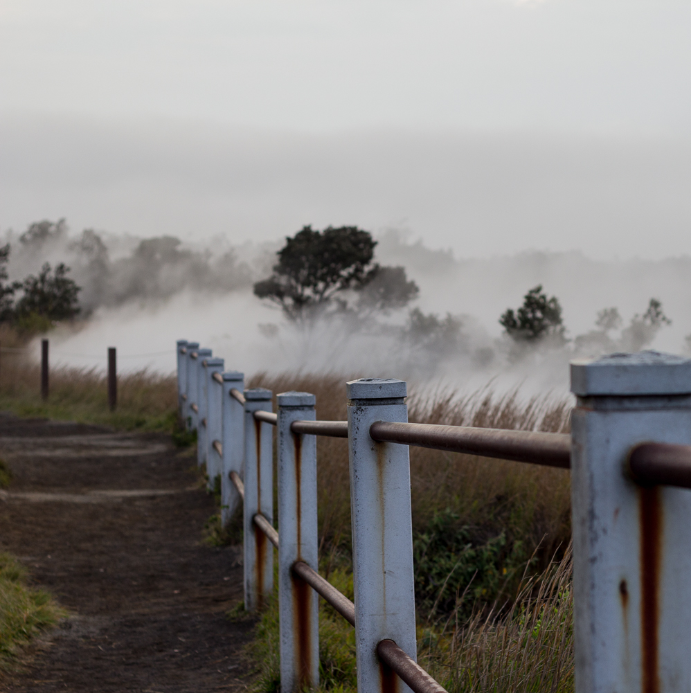 Steaming Bluff Overlook at Volcanoes NP