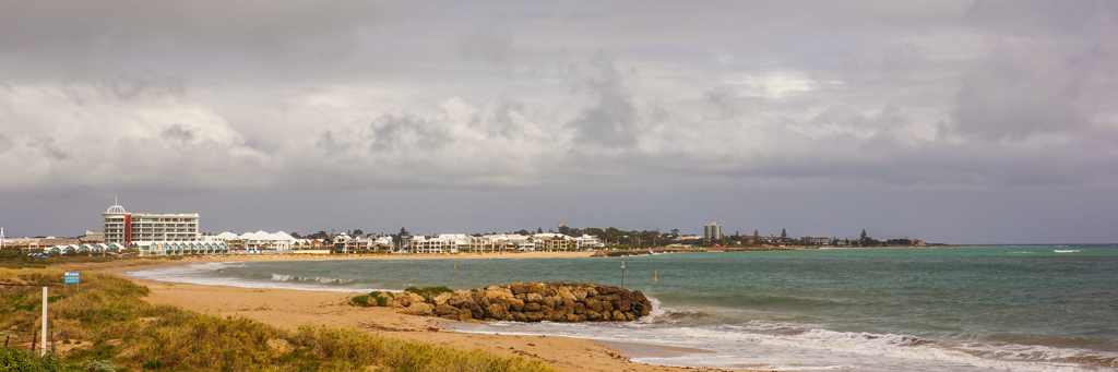 Mandurah from Silver Sands Beach