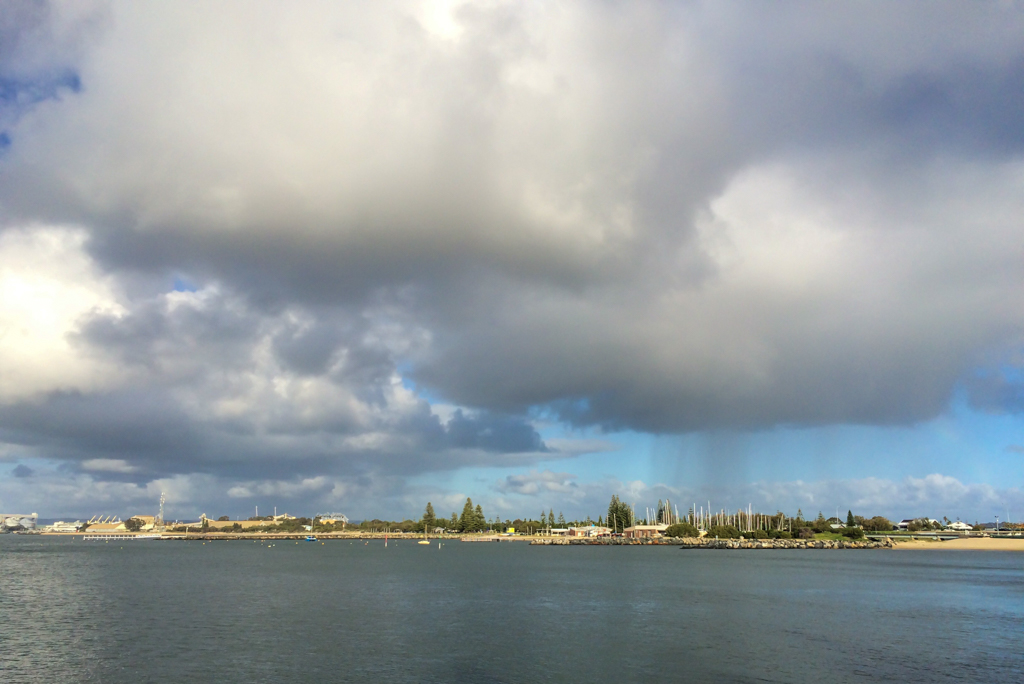 Looking east across Koombana Bay
