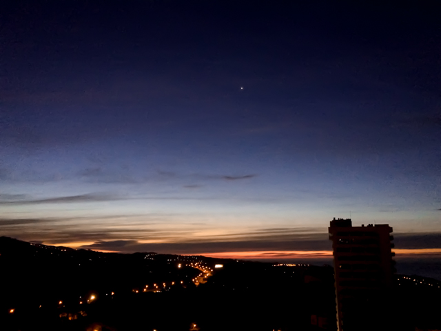 Venus in the pre-dawn sky