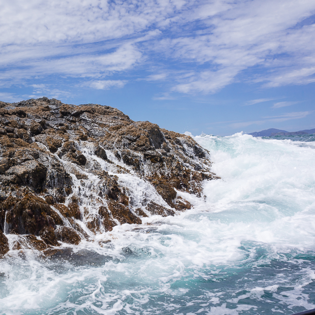 Getting up close and personal with some rocky outcrops!