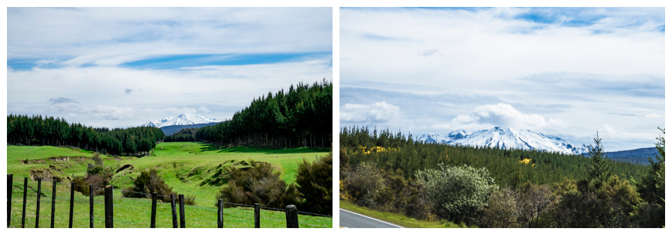 Mt Ruapehu along State Highway 1