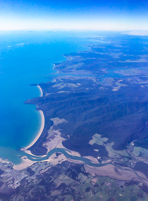 Tasmania’s North Coast from above
