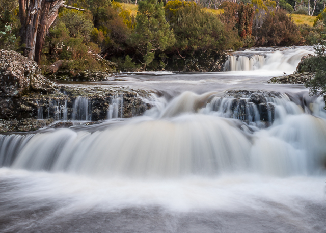 Falls next to Cradle Mountain Lodge