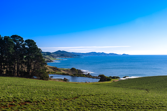 Looking west along the North Coast (if you look closely, you can see The Nut in the distance)
