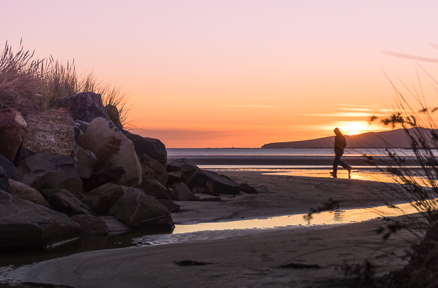 Sunrise from a little bridge in Freer’s Park at Shearwater Beach