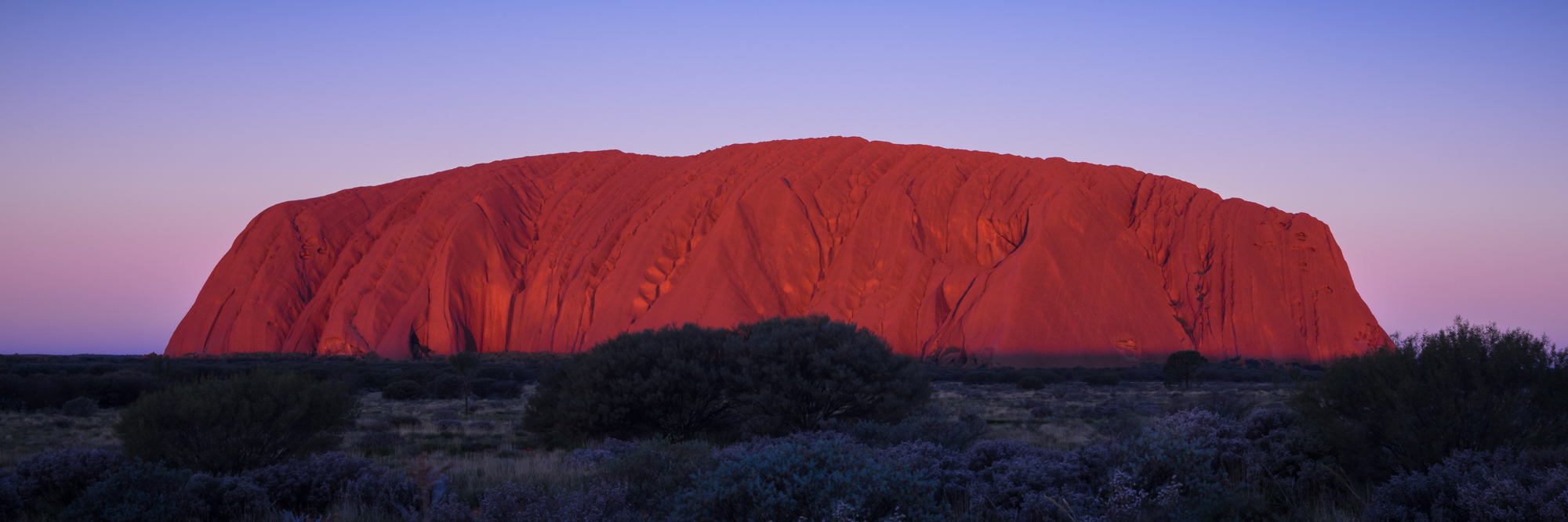 Classic Uluru sunset