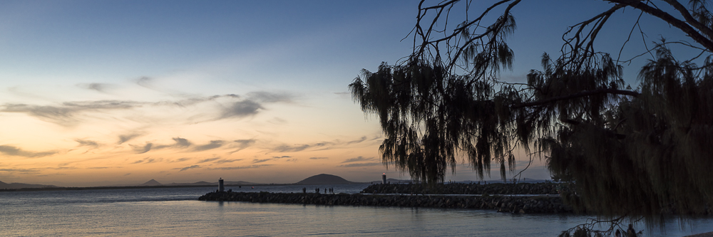 Sunset at Mooloolaba Rotary Park at The Spit