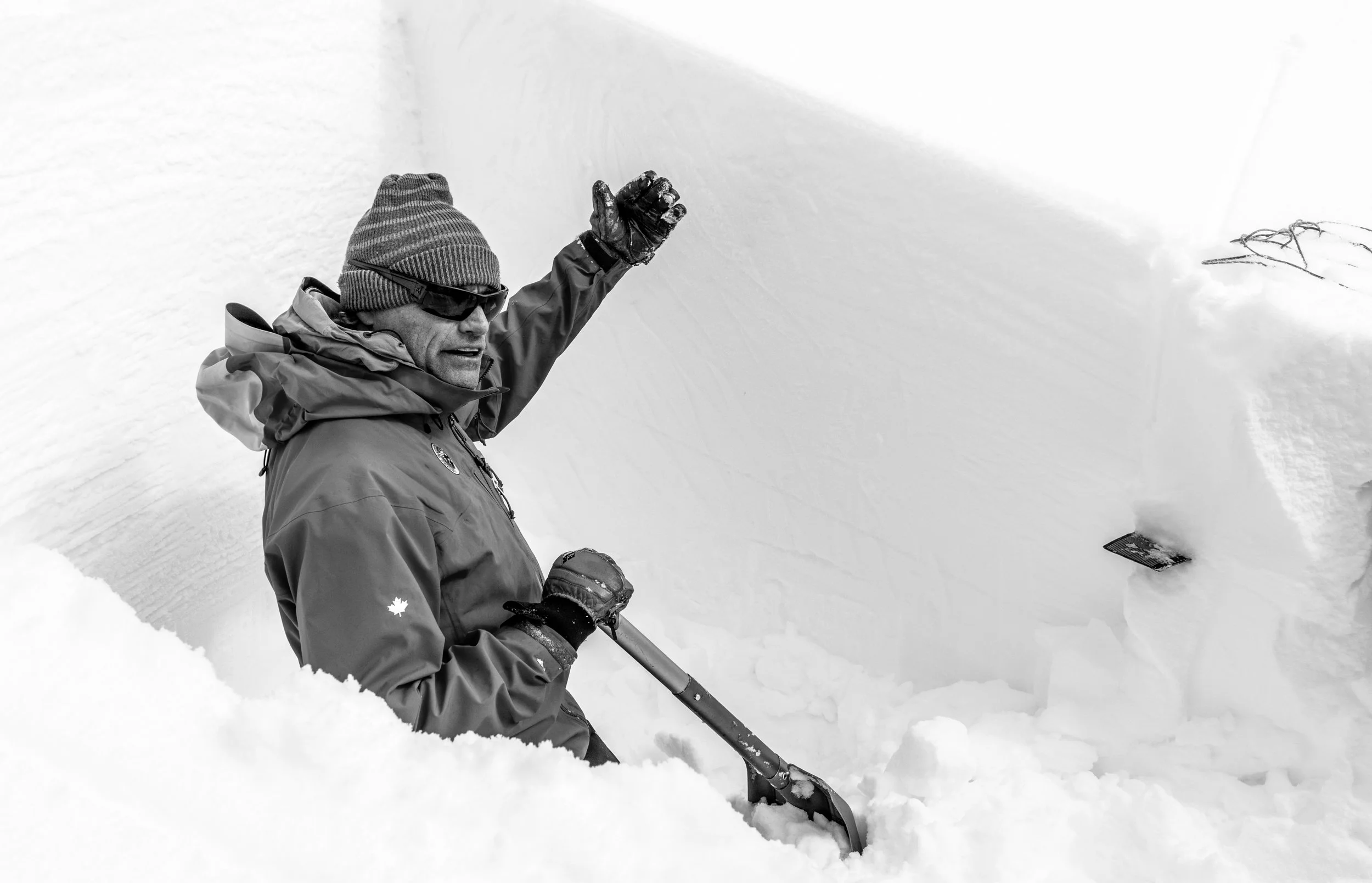 They call him the Snow Yoda.