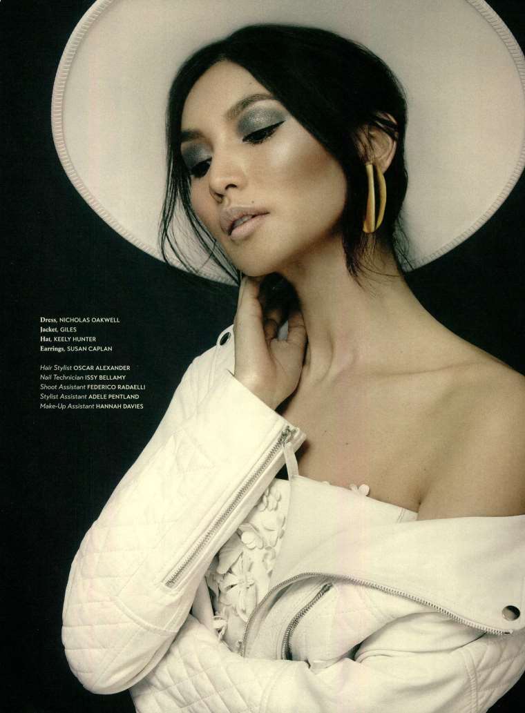 White Brim - Gemma Chan - Phoenix Magazine (Styled by Karl Willett)