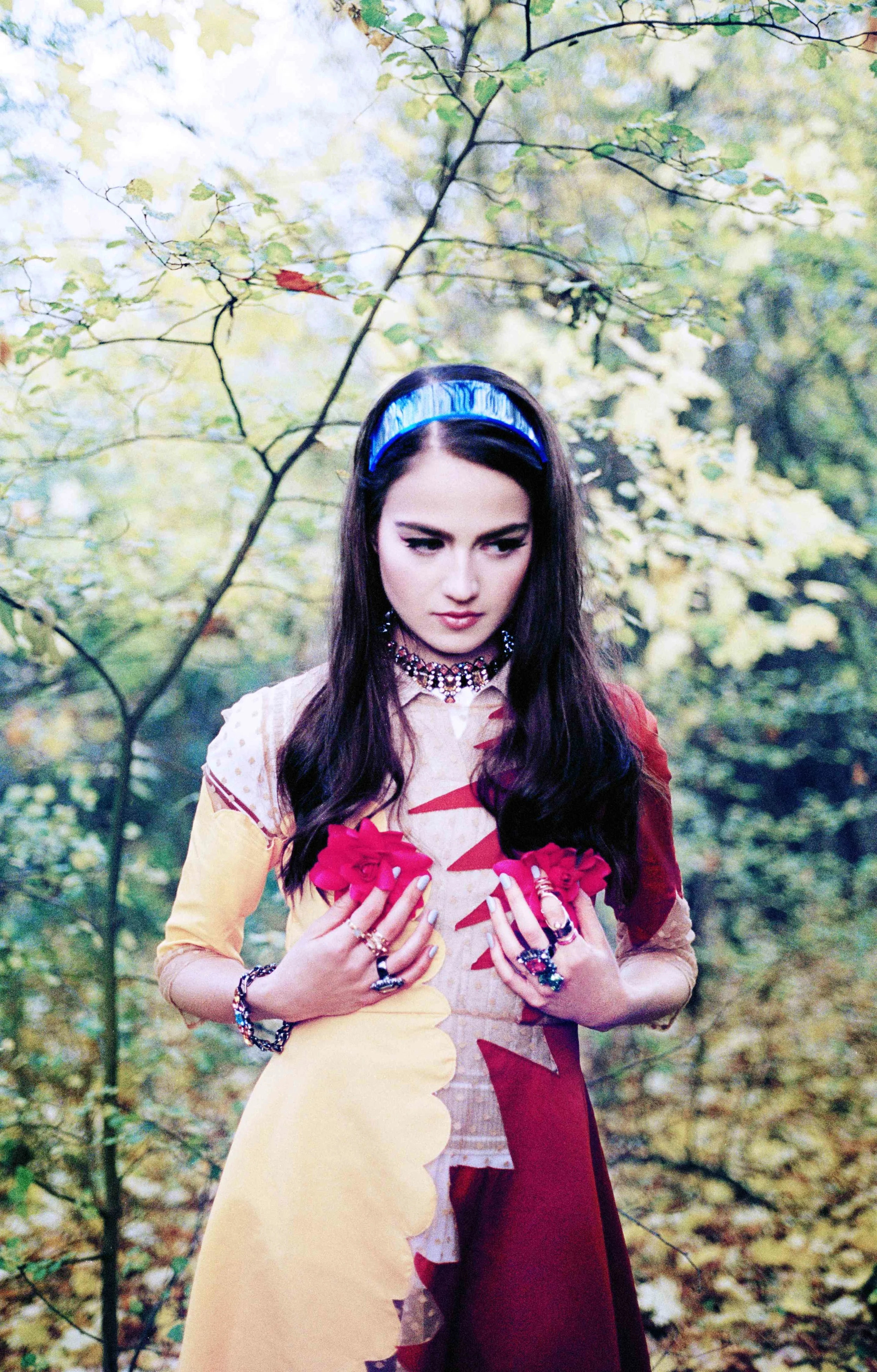 Blue UV Headband - The Mark Magazine (Styled by Marina de Magalhaes)