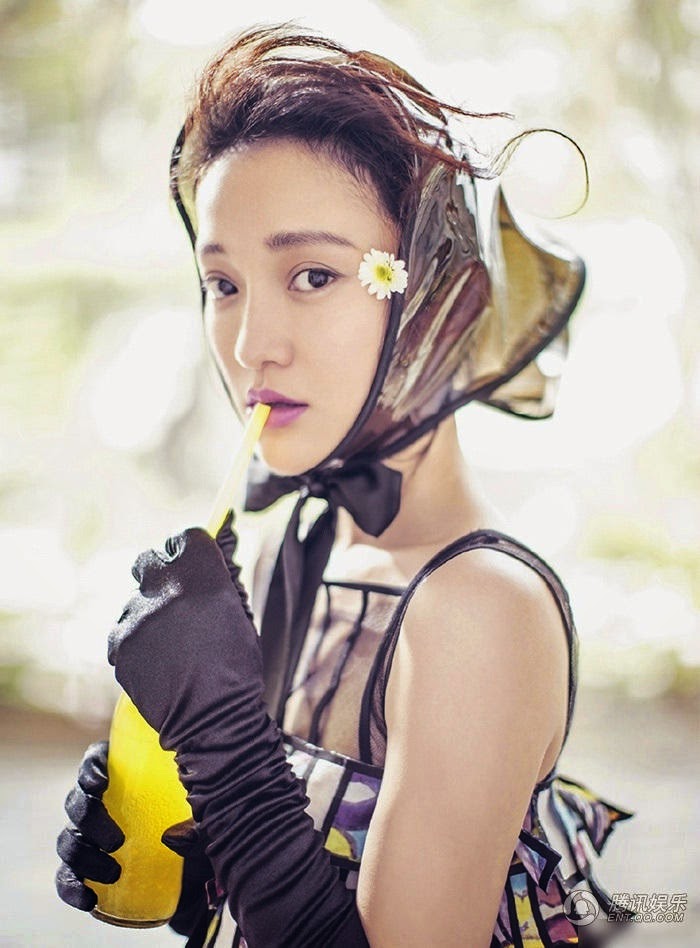 Rain Hood - Zhou Xun - Marie Claire China (Styled by Mix Wei)