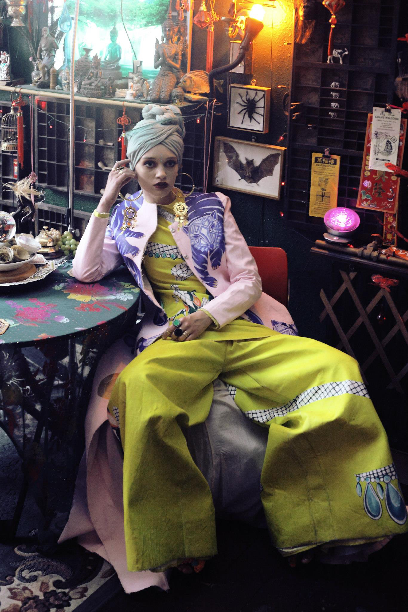 Mint Turban - Oriental Ambiance Series (Styled by Marina de Magalhaes)