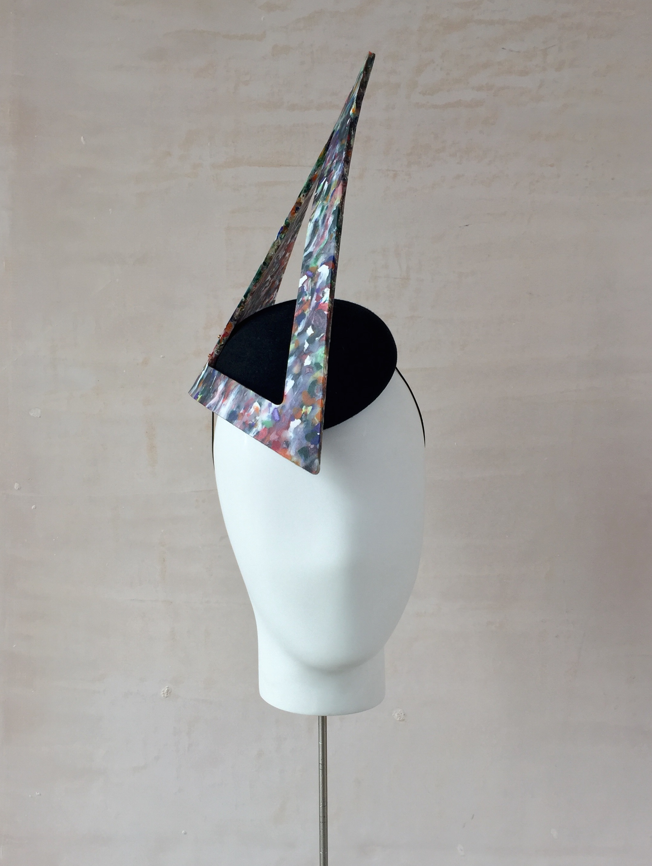 Recycled Plastic Shard Headpiece