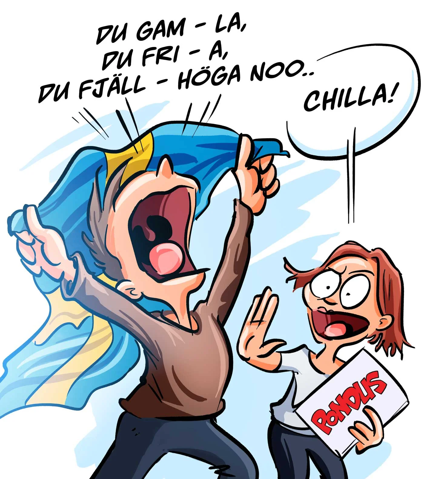 Bästis - nu i svenska Pondus.