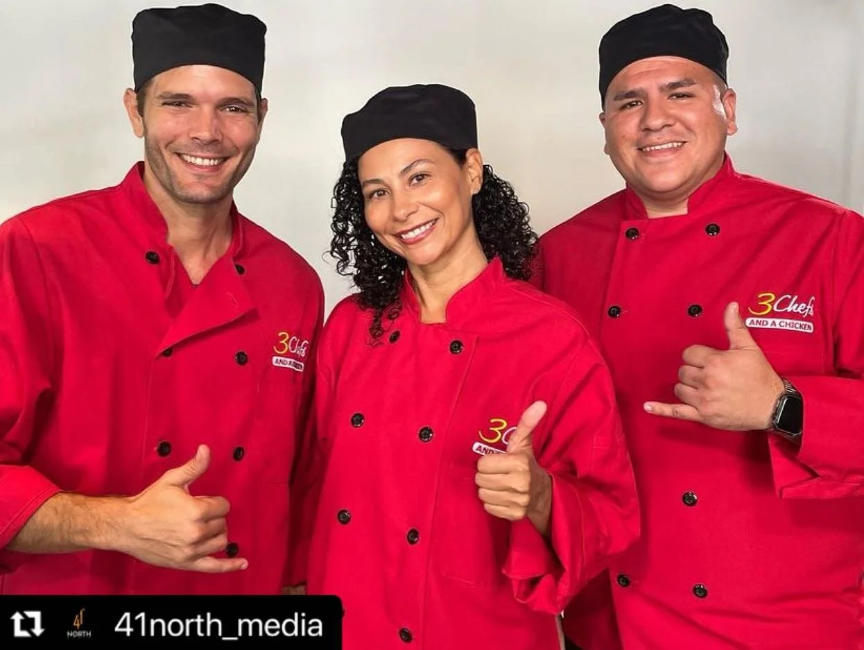 #Repost @41north_media with @use.repost
・・・
Commercial shoot last week for @3_chefs_and_a_chicken . Check them out, the food is fantastic.