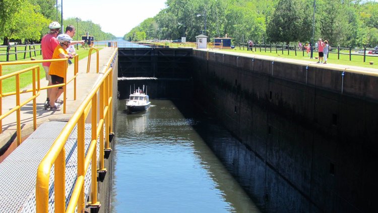 Erie Canal Lock 21 in Rome