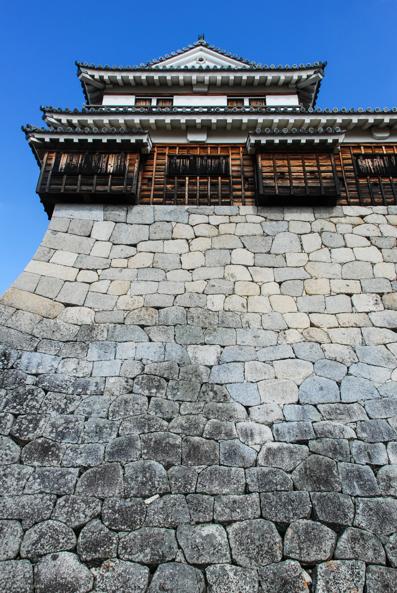 Walls of Matsuyama Castle