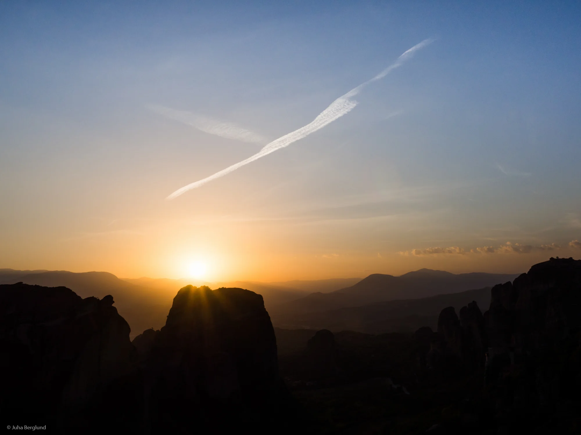 Sunset Over Monasteries
