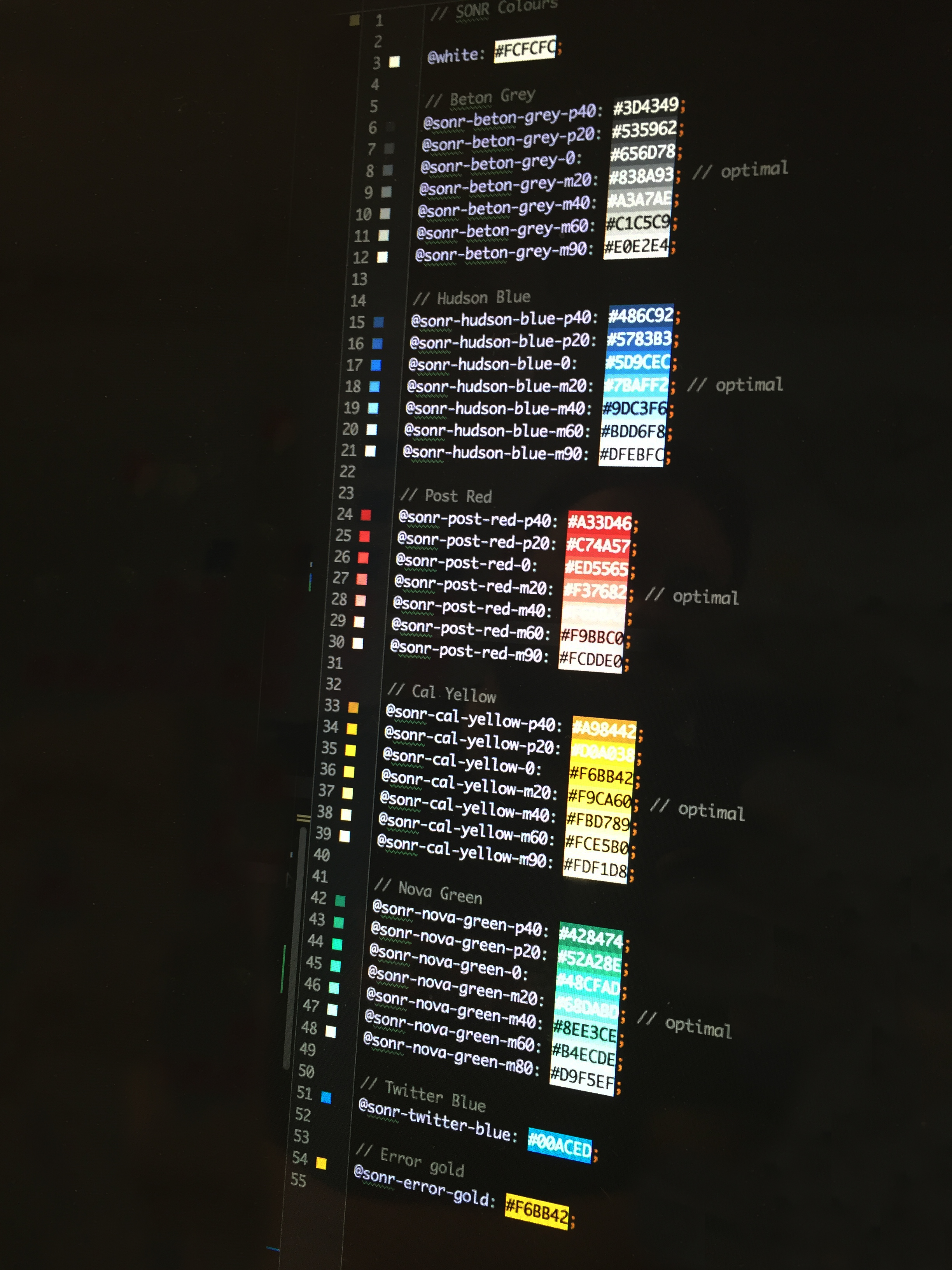 Colours finally making it into react.js