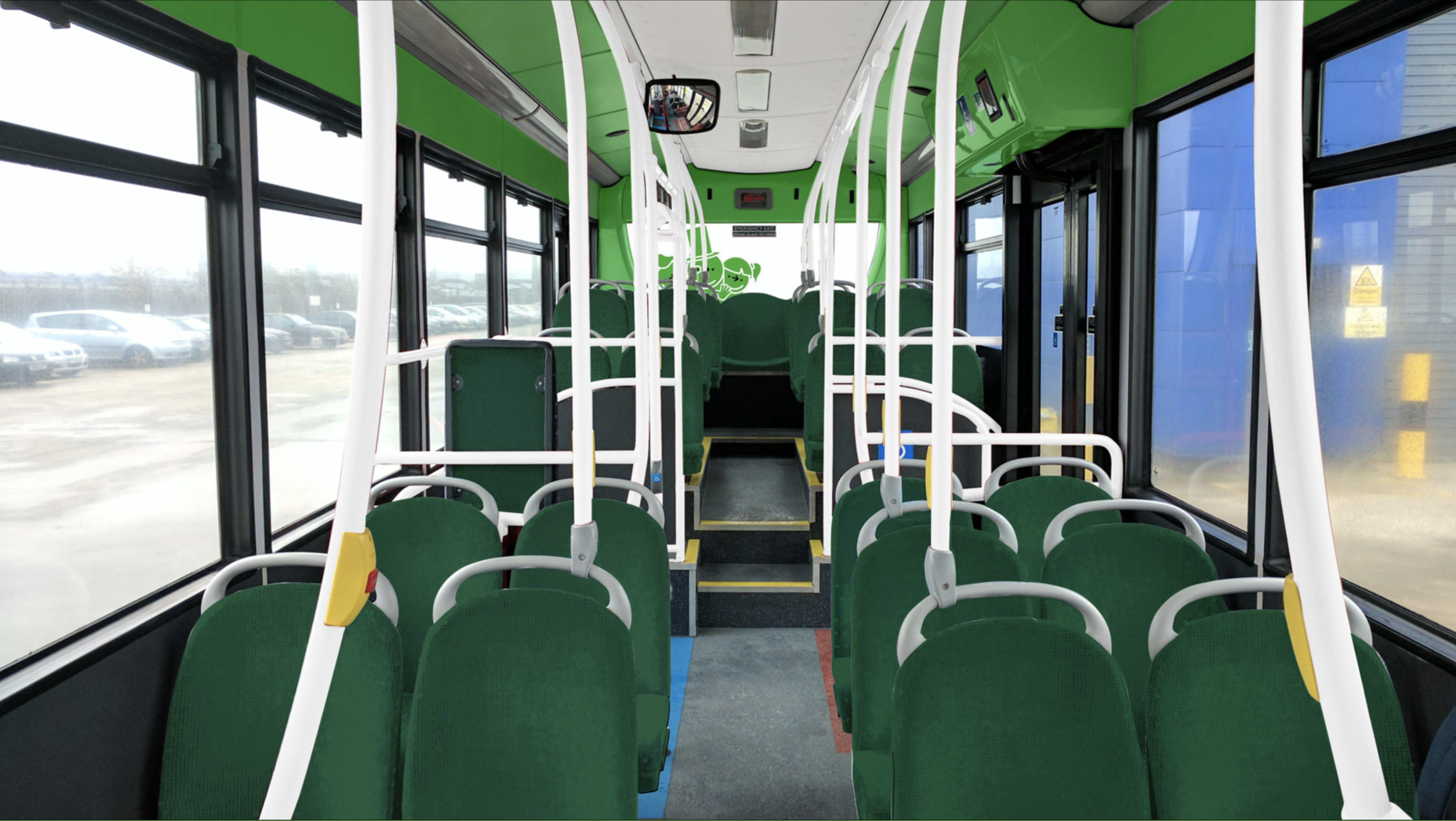 Smartbus interiors on a 5x scale