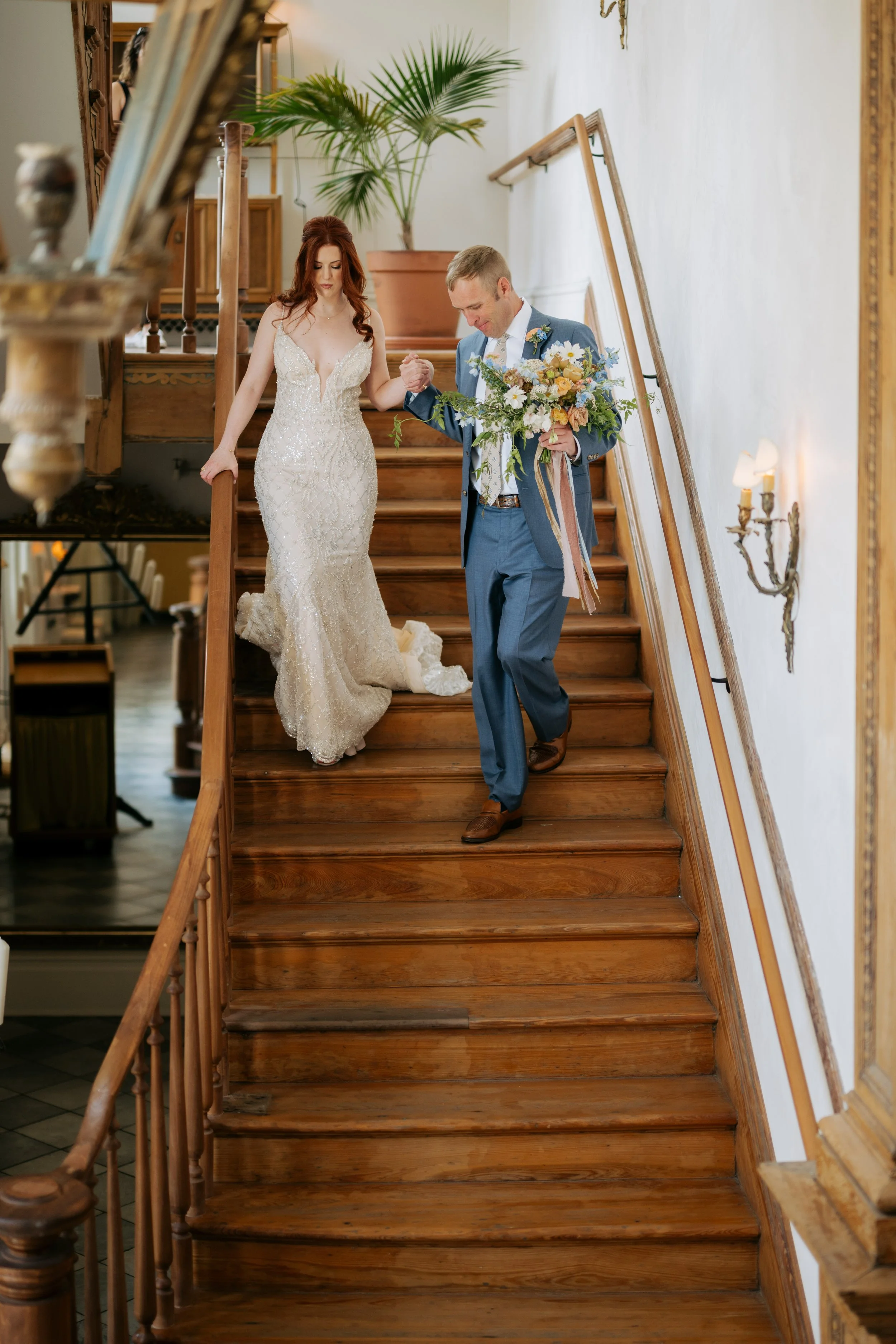 bride and groom photos for a Hotel Peter and Paul wedding