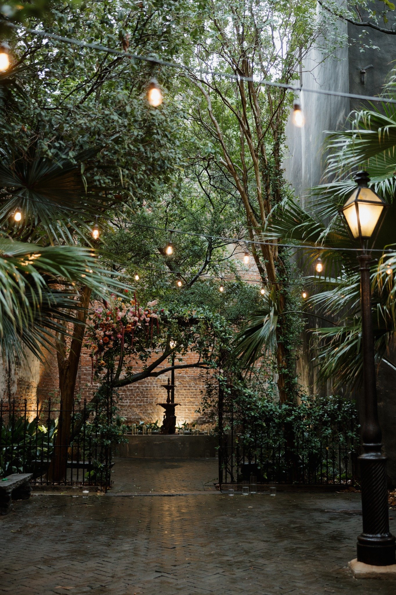 French Quarter courtyard wedding venue at the New Orleans Pharmacy Museum