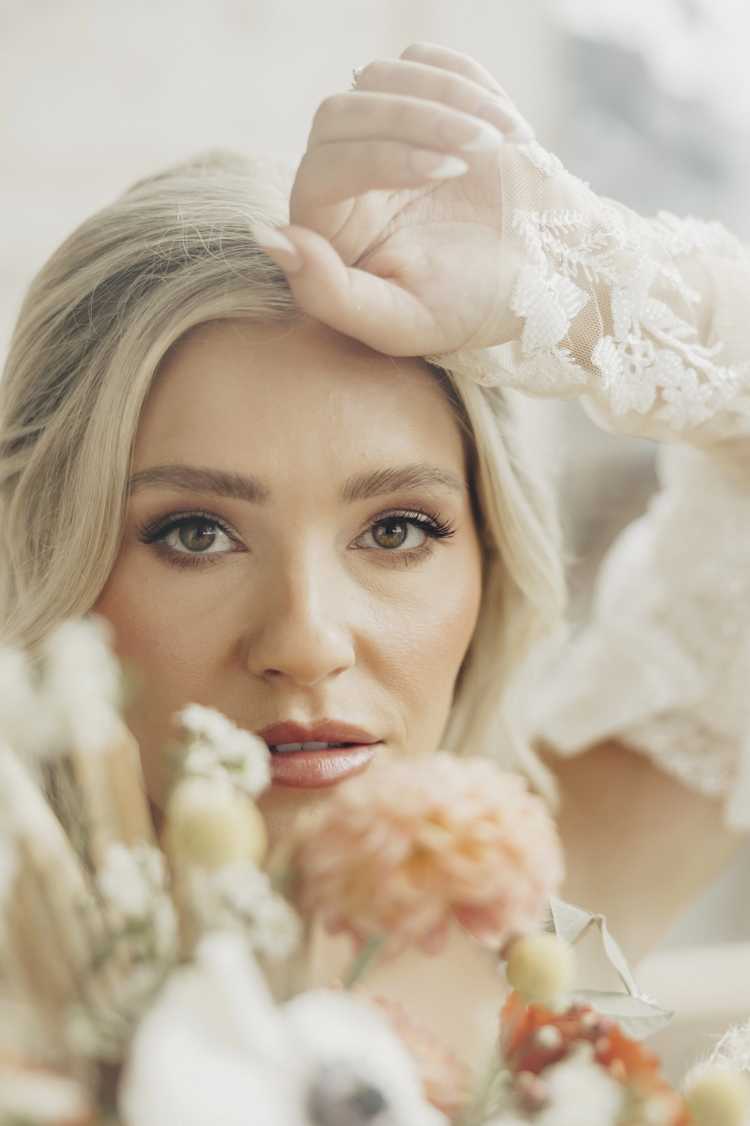 new orleans wedding photographer bridal portrait at race and religious