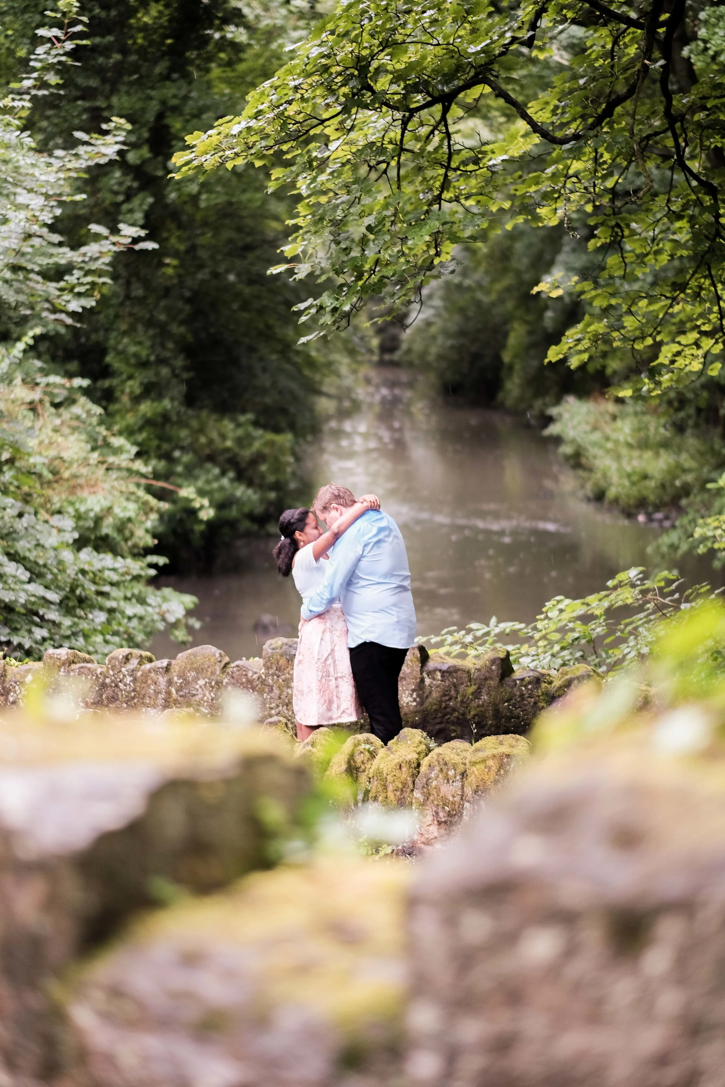 Jesmond Dene Engagement photoshoot