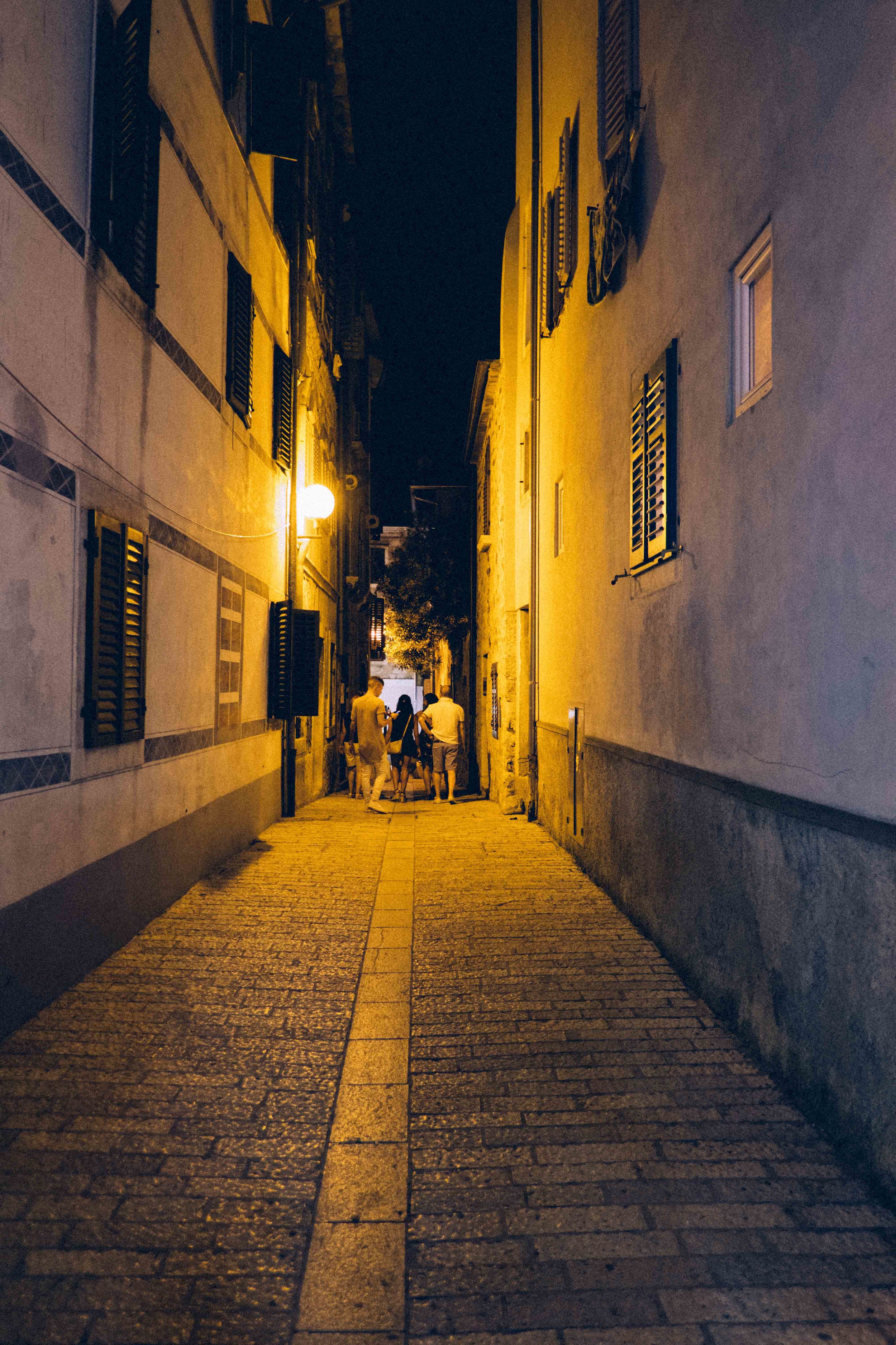 Porec at night
