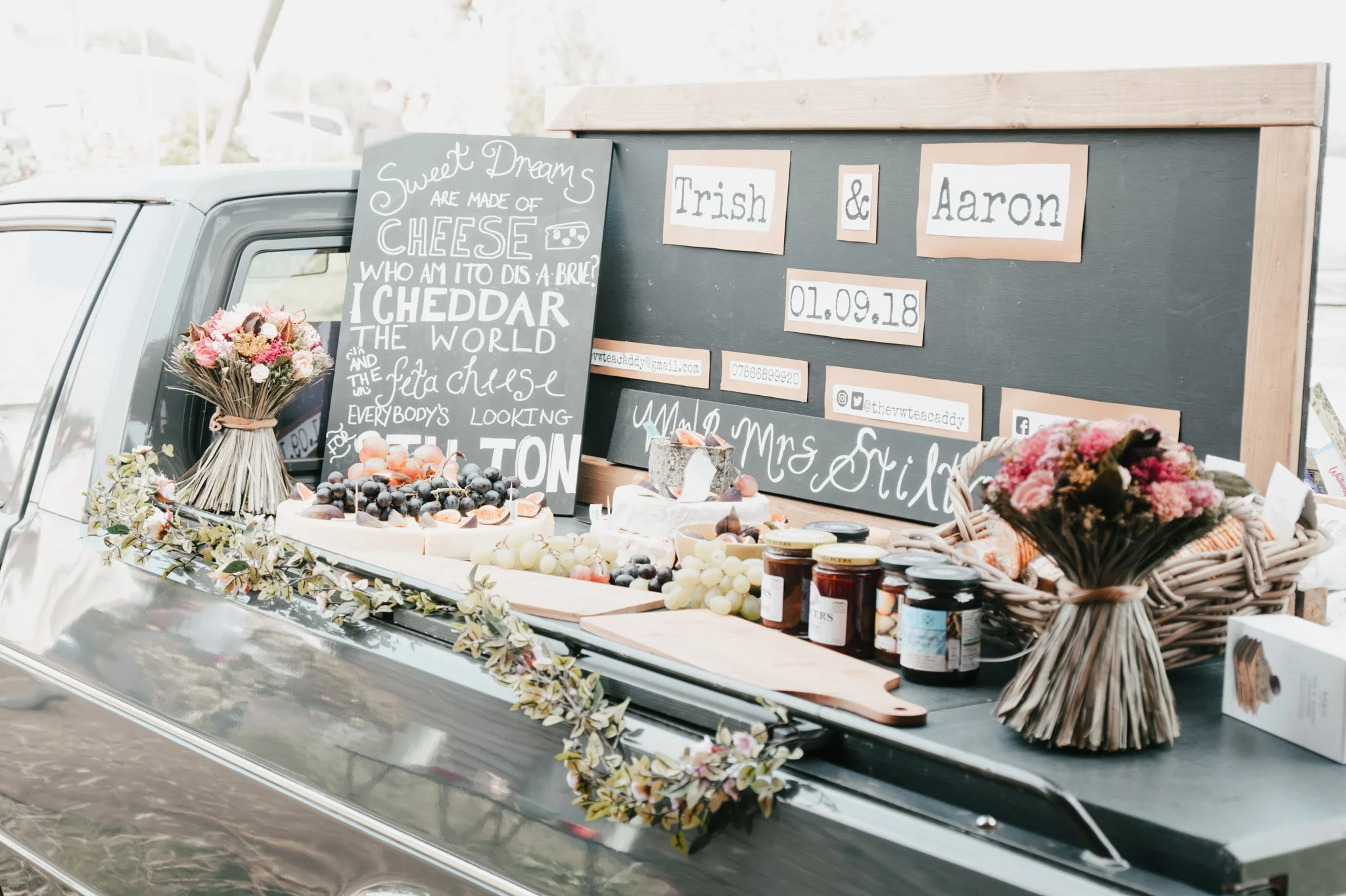 Wedding food | Cheese board | Aaron jeffels Photography