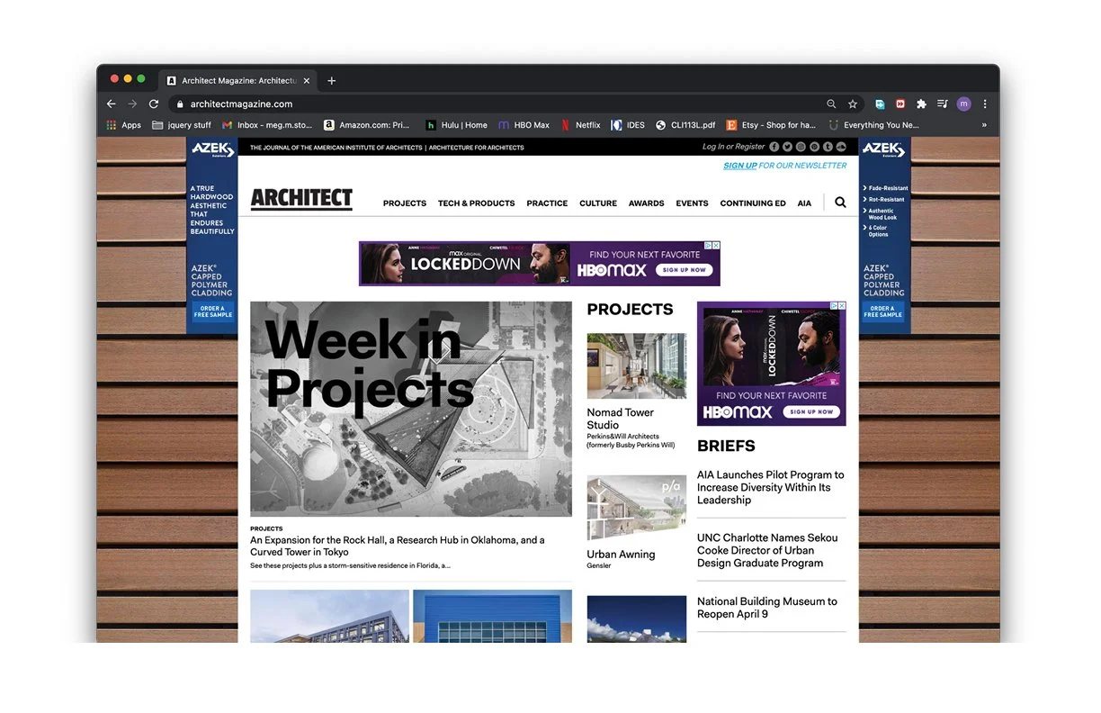 AZEK Paint Pro banner ads mockup