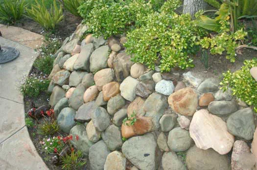Masonry And Stonework Quigley Concrete - River Rock Retaining Wall Photos Masonry And Stonework Quigley Concrete - River Rock Retaining Wall Photos