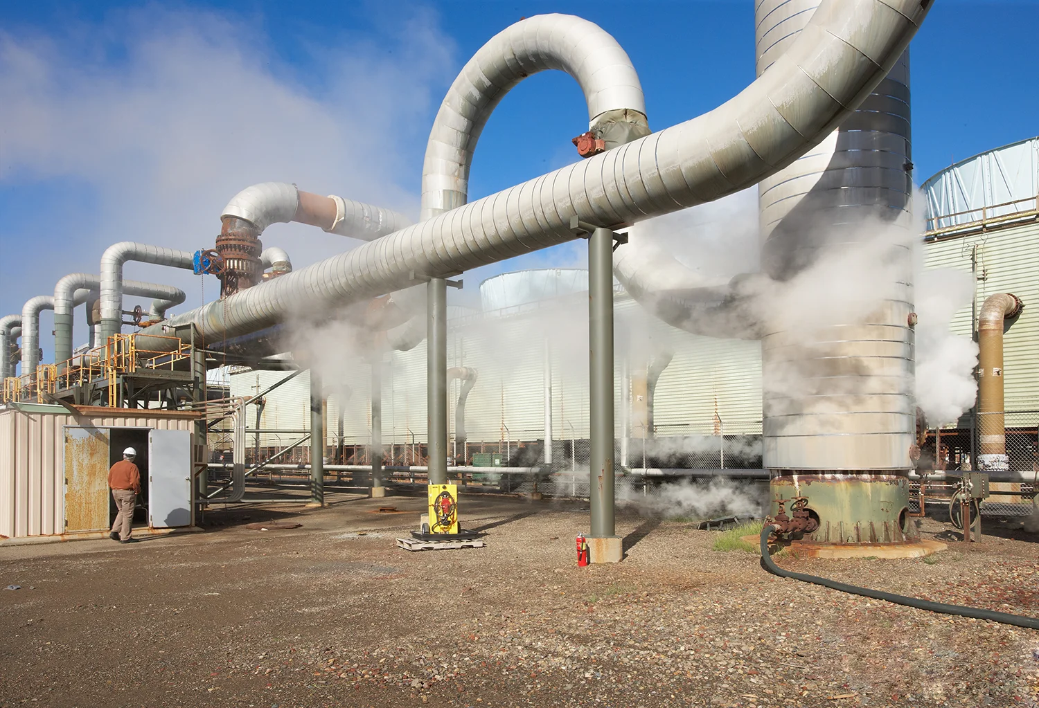 Geothermo Steam Pipes