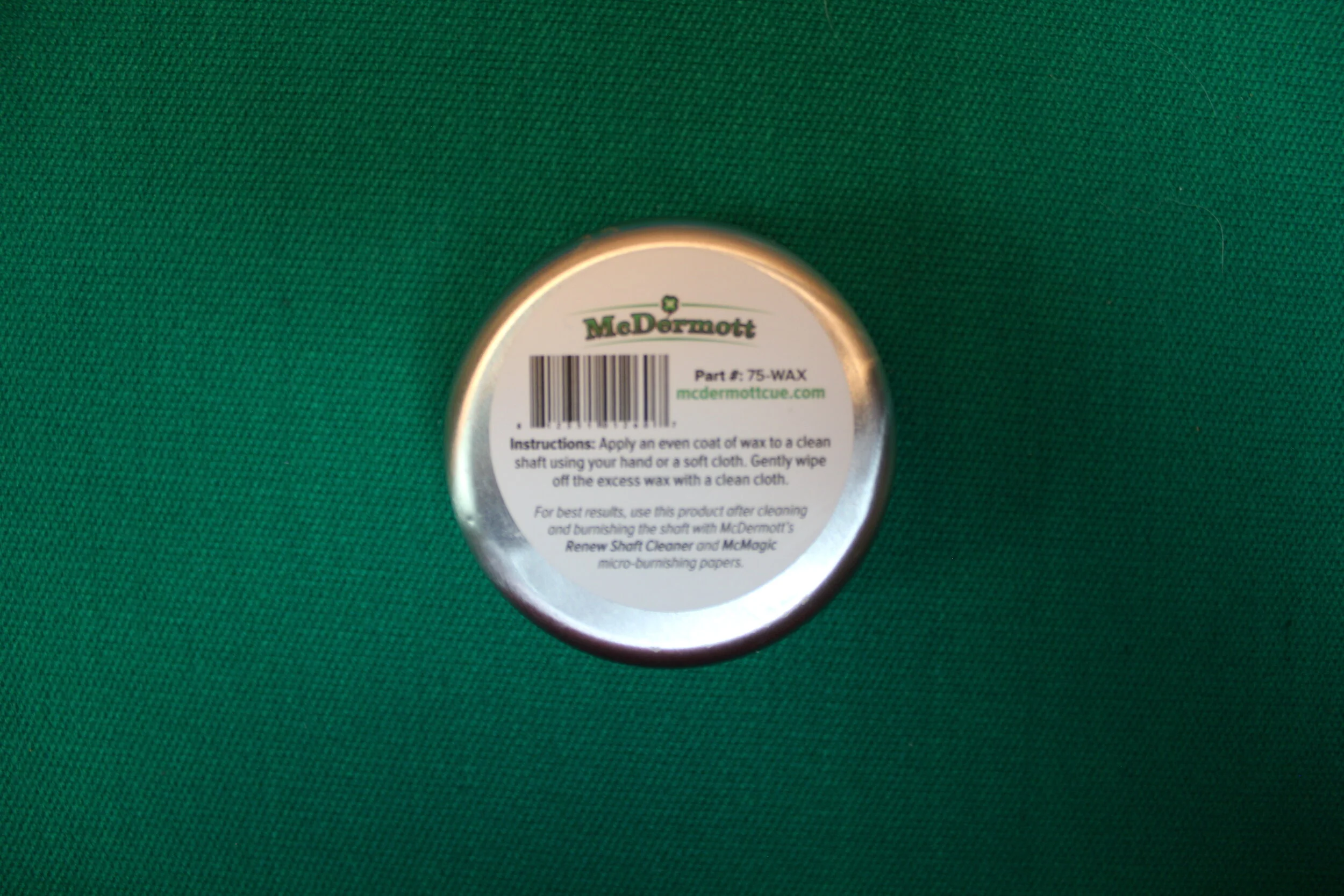 McDermott Silky Smooth shaft Wax