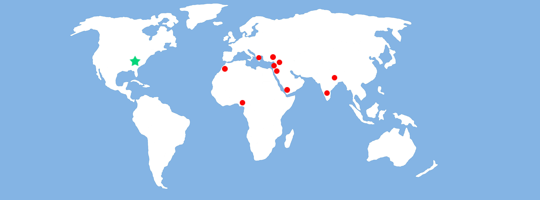 HADAYA joy deliveries: Lebanon, Syria, Turkey, Jordan, Morocco, Greece, Nepal, Nigeria and India.