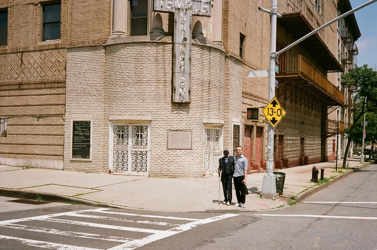 Countdown to Aliens : 4 DAYS
Today’s treat - My first Crown Heights fan! He waited patiently while Corbin was taking photos of me on the corner and then slowly walked over and said “Can you take one with me?”
My new album Aliens will be released for FREE via bringprudence.com on August 5.