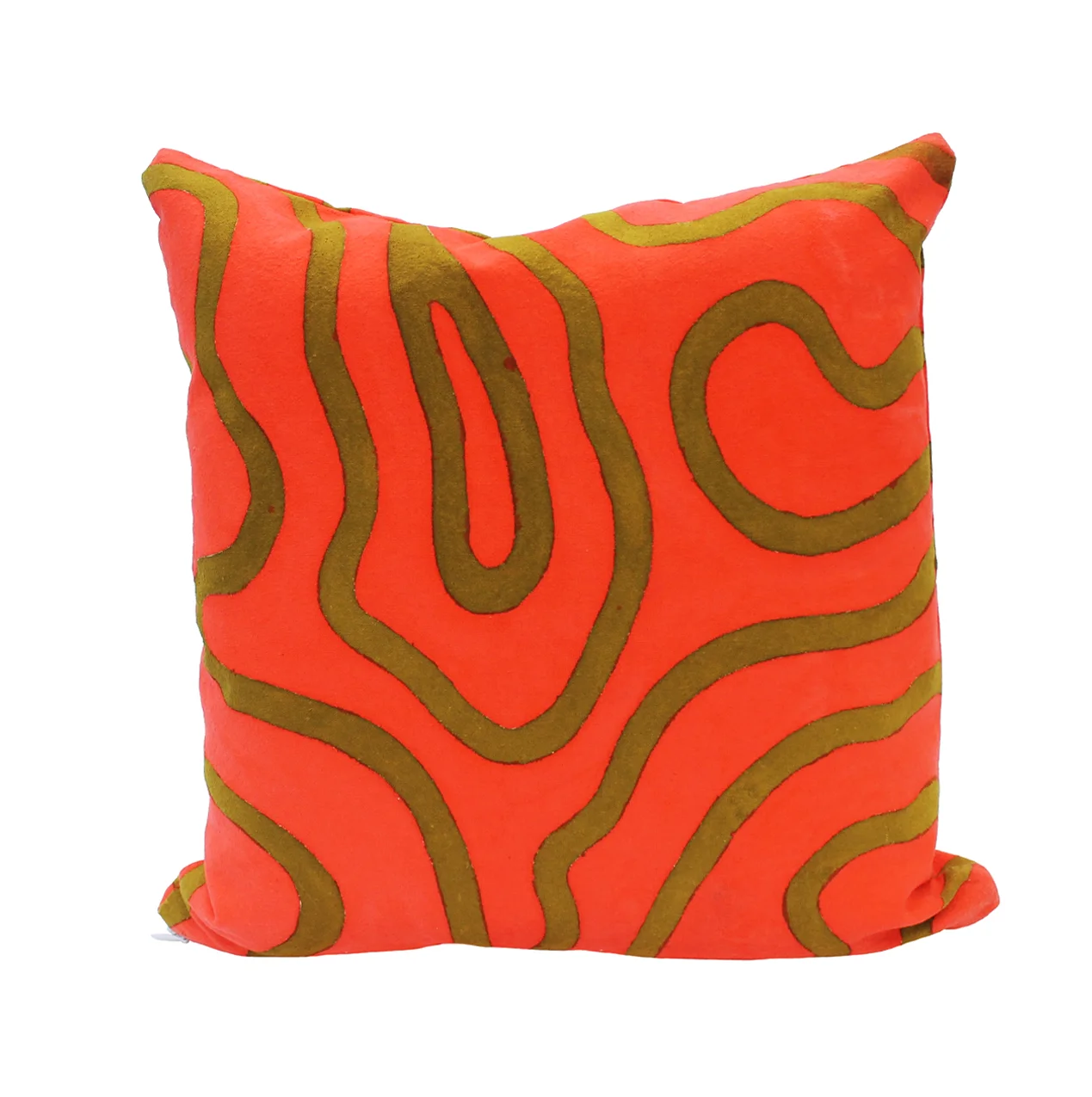 Magma Pillow | The Patternbase Textile Design Studio #patternbase #textiledesign #chicagodesign #surfacedesign #printlicensing #textilestudio