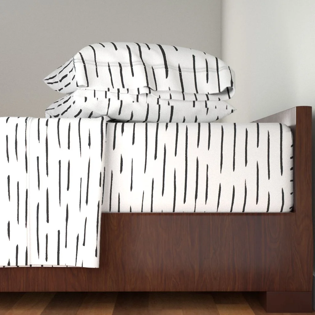 Birchwood Sheet Set | The Patternbase Textile Design Studio #patternbase #textiledesign #chicagodesign #surfacedesign #printlicensing #textilestudio
