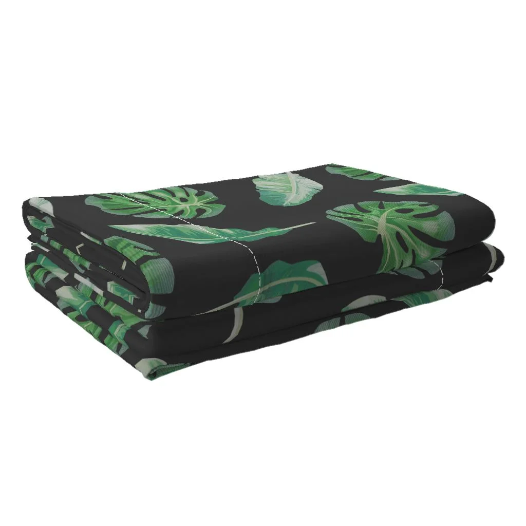 Monstera Sheet Set | The Patternbase Textile Design Studio #patternbase #textiledesign #chicagodesign #surfacedesign #printlicensing #textilestudio