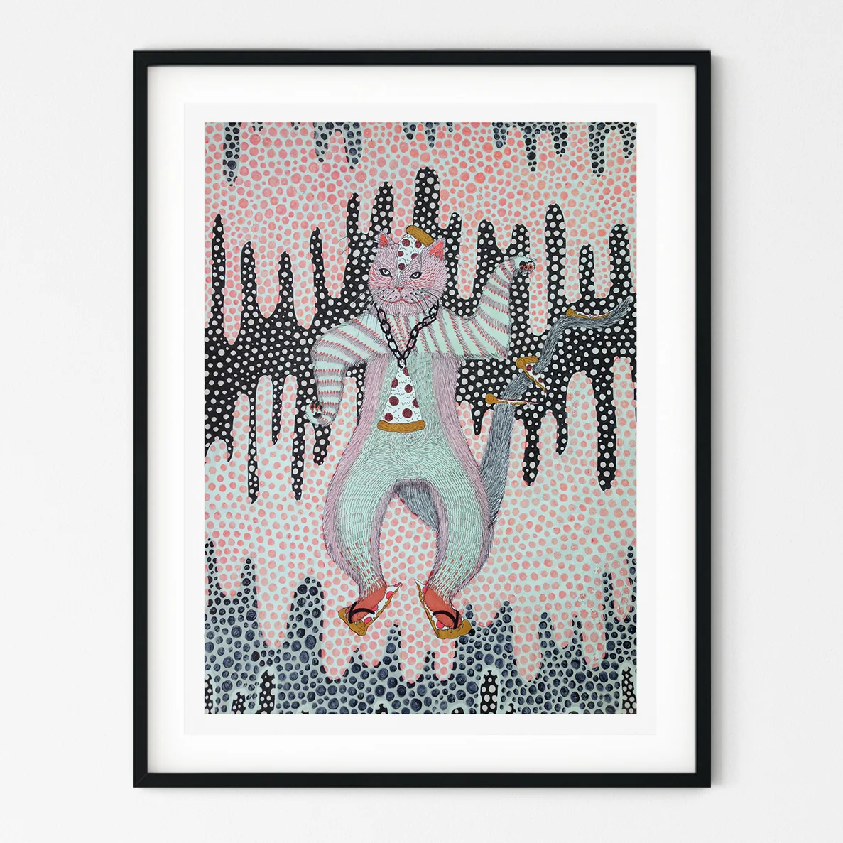 Pizza Cat | 9x12" Archival Art Print
