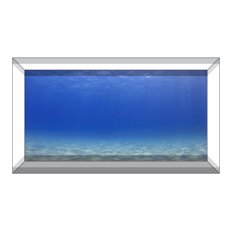 Light Blue Open Water — Aquarium Vinyl