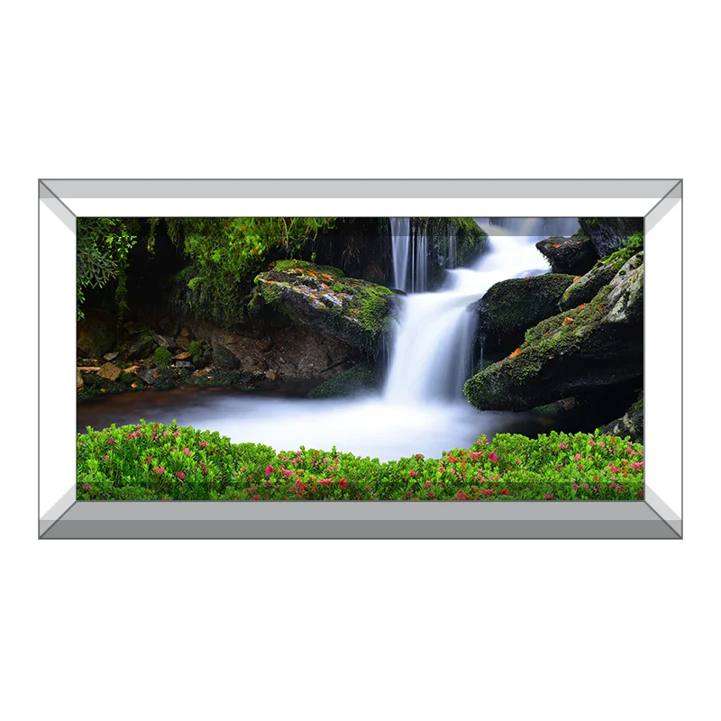 Underwater River Rocks Background — Aquarium Vinyl