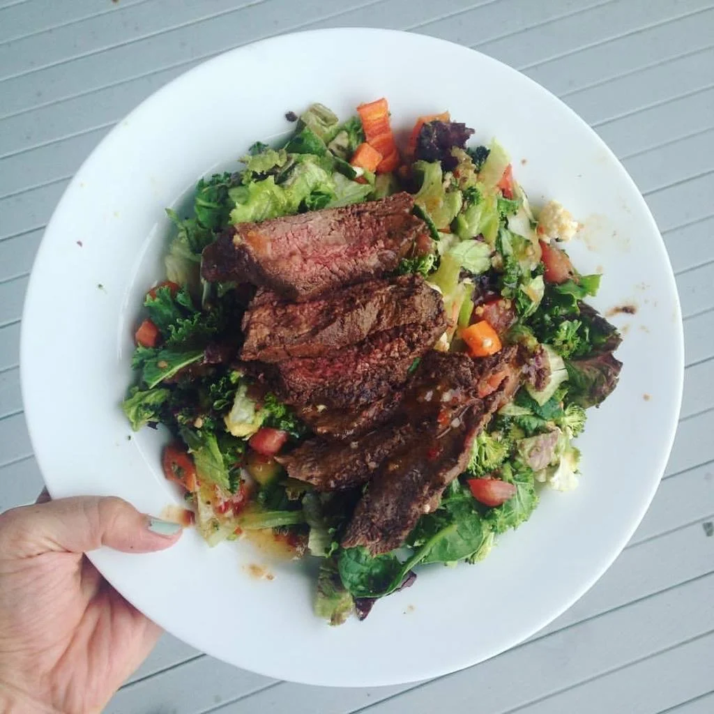 Lunch Inspiration: Massive Protein + Veggie Salad