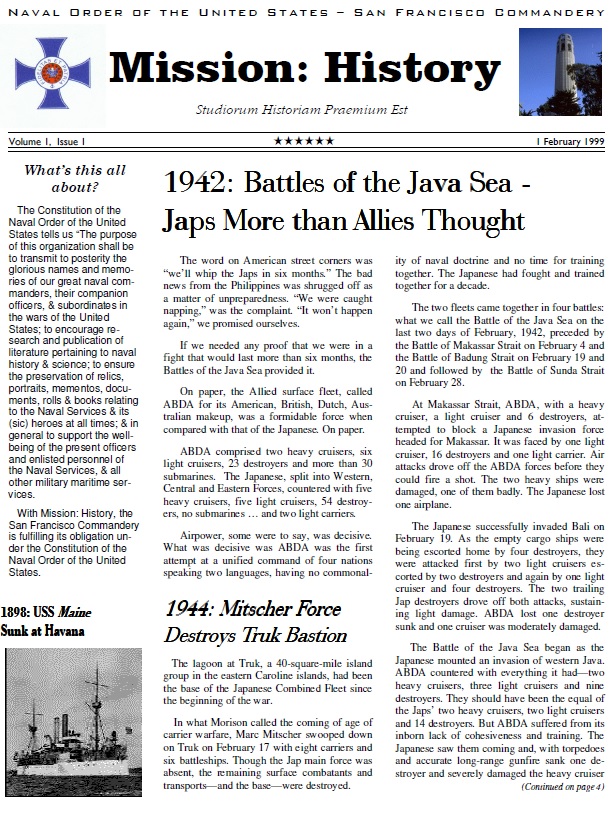 Vol I, Issue 1 - Feb. 99