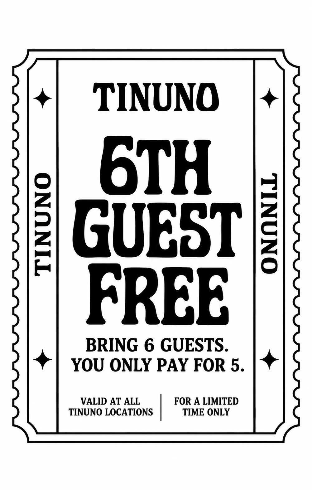 Tinuno 6th Guest Free Ticket.png