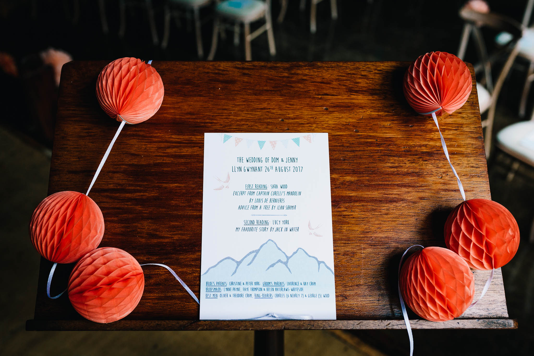 LANTERNS AND POM POMS RUSTIC DIY WEDDING STYLING